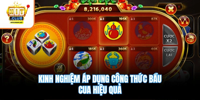 Kinh nghiệm áp dụng công thức bầu cua hiệu quả
