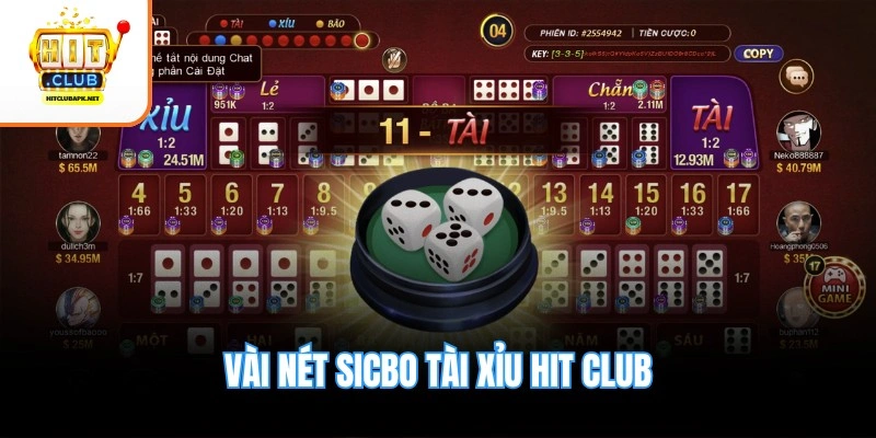 Vài nét Sicbo Tài Xỉu Hit Club